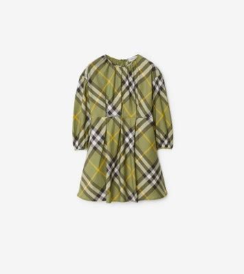 kleider burberry 38|Baumwollkleid in Check (helles Stone) .